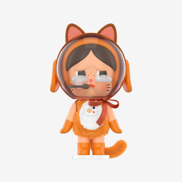 CRYBABY Space Cat Figurine-Orange - Buy at AnyPopMart